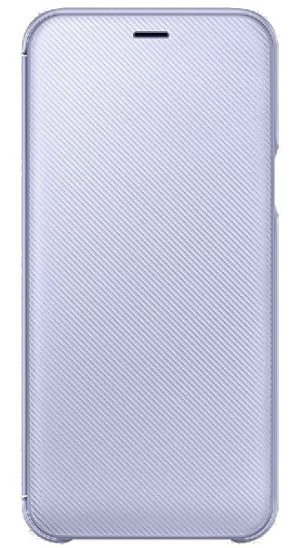 Funda - Samsung Wallet Cover A6, Tarjetero, Sensor de pantalla, Violeta