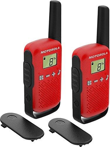 Motorola T42 Red talkie pmr446 16 canales alcance 4 km rojo 2 unidades pack 4km 16ch walkietalkie canais hasta tlkr