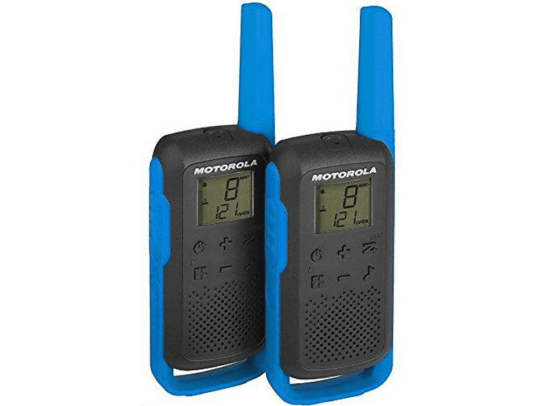 Talkie Motorola Talkabout t62 pmr446 alcance hasta 8 km 16 canales 121 radio de banda ciudadana y azul 8km 16ch walkietalkie pack 18h autonomía b6p00811 2