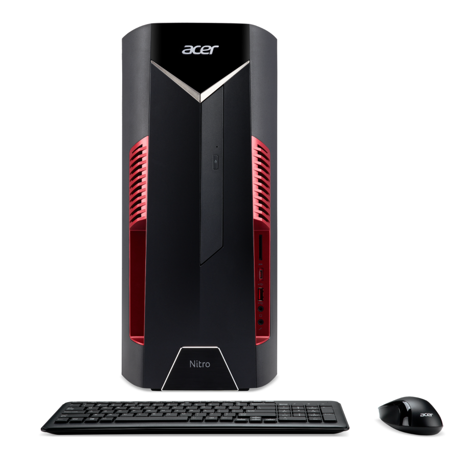 PC gaming - Acer Nitro N50, N50-600, Intel® Core™ i5-8400, 8GB, 1TB, GTX 1050, W10