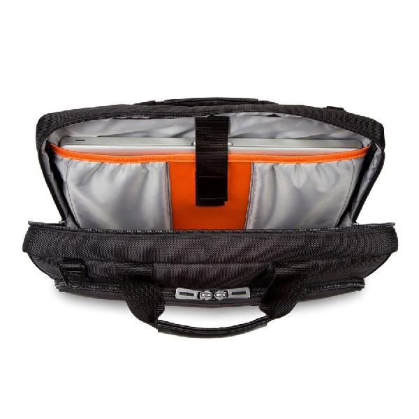 Maletín para portátil - Targus CitySmart 15.6" Slimline, Gris oscuro