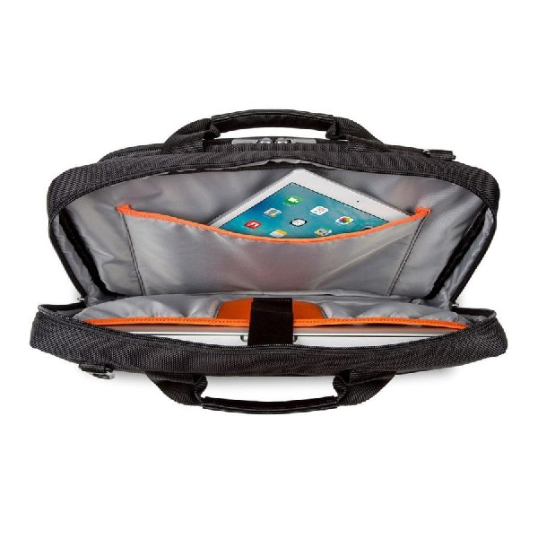 Maletín para portátil - Targus CitySmart 15.6" Slimline, Gris oscuro