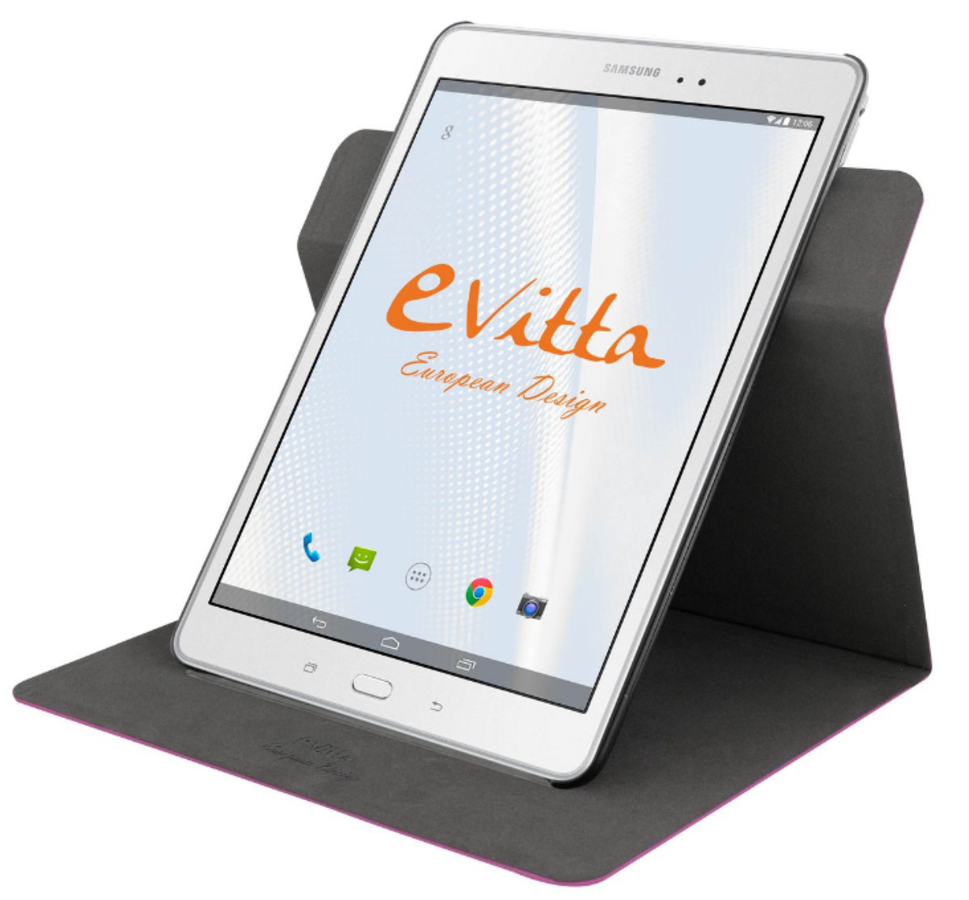 Funda para tablet de 9,7 pulgadas - Evitta Rotate 360º, Posiciones, Morado