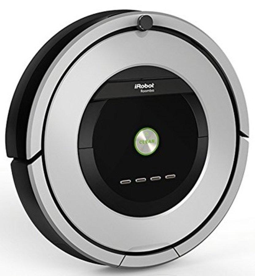 Robot aspirador - iRobot ROOMBA 886, Sistema de limpieza AeroForce, Tecnología iAdapt, Batería