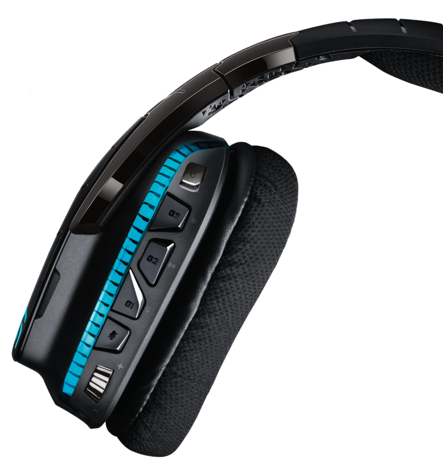 Auriculares gaming - LOGITECH G933 Artemis Spectrum, Wireless, Micrófono, Negro