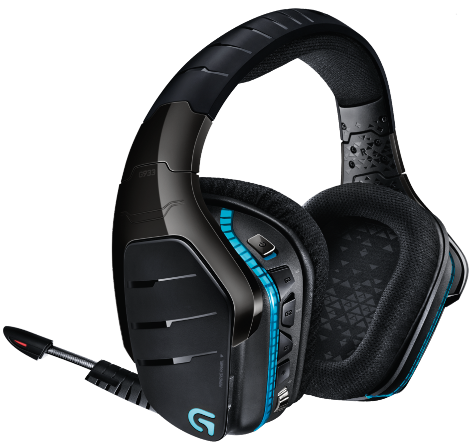 Auriculares gaming - LOGITECH G933 Artemis Spectrum, Wireless, Micrófono, Negro