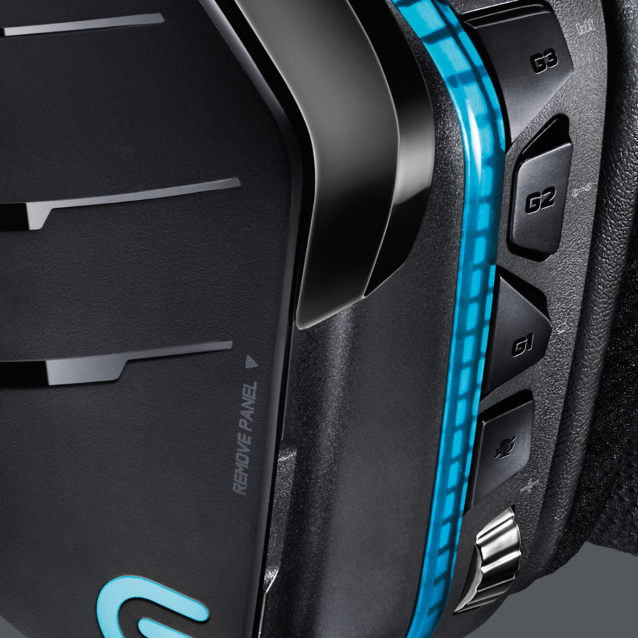 Auriculares gaming - LOGITECH G933 Artemis Spectrum, Wireless, Micrófono, Negro