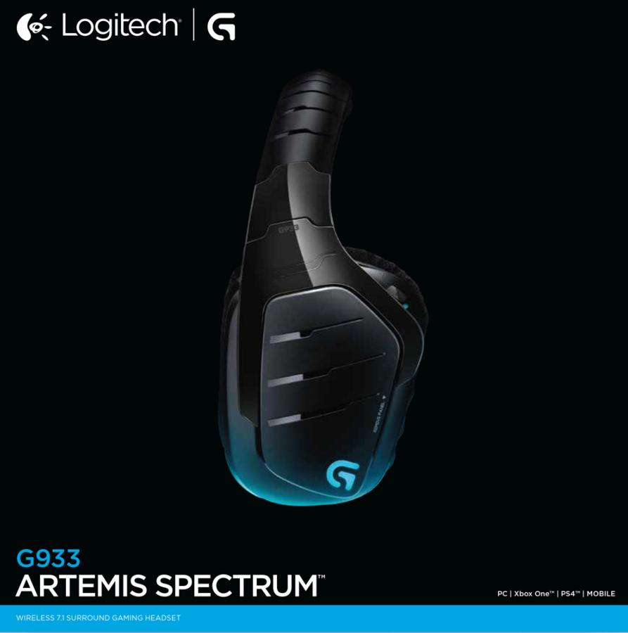 Auriculares gaming - LOGITECH G933 Artemis Spectrum, Wireless, Micrófono, Negro