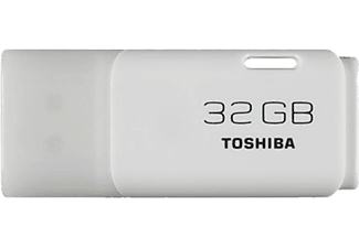 Pendrive 32GB - Toshiba TransMemory White, USB 2.0, blanco