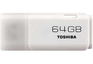 Pendrive 64GB - Toshiba TransMemory White, USB 2.0, blanco