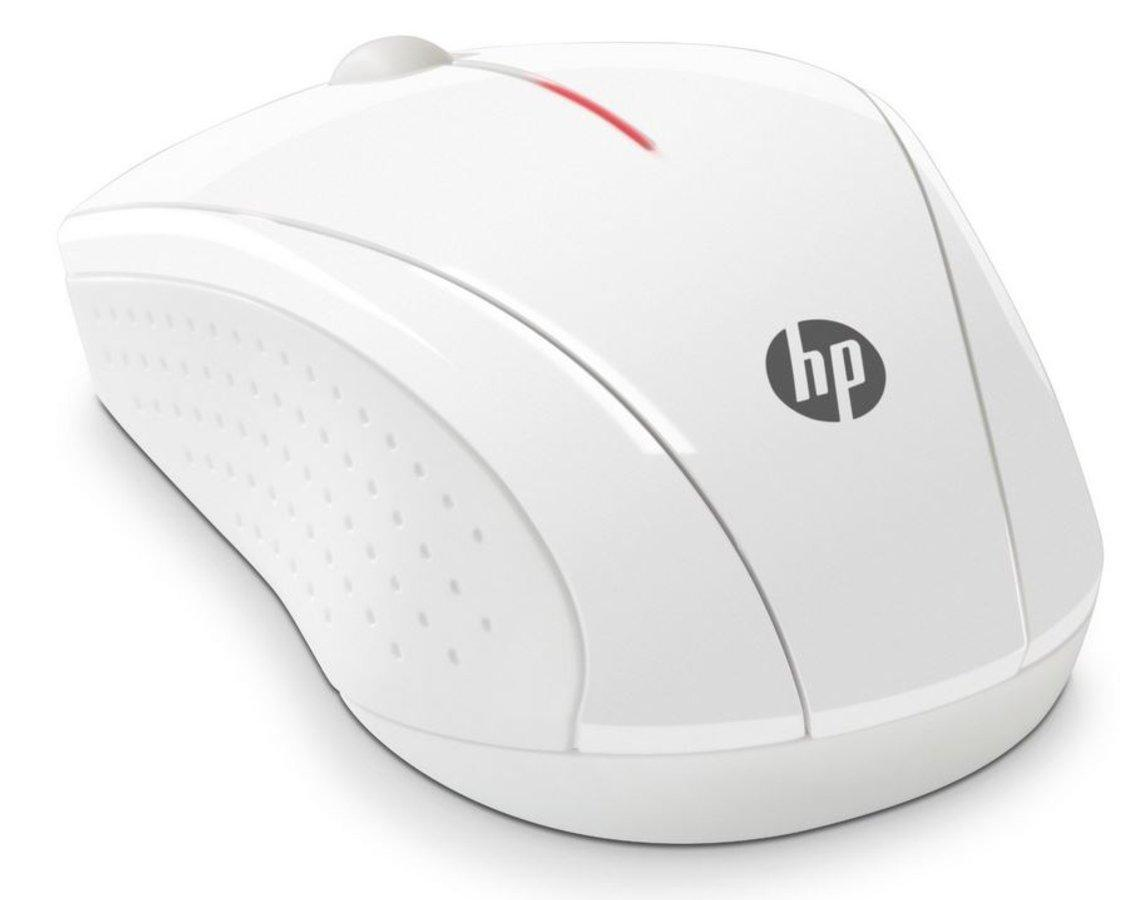 Ratón inalámbrico - HP X3000, 1.200 ppp, Agarres texturizados, Blanco