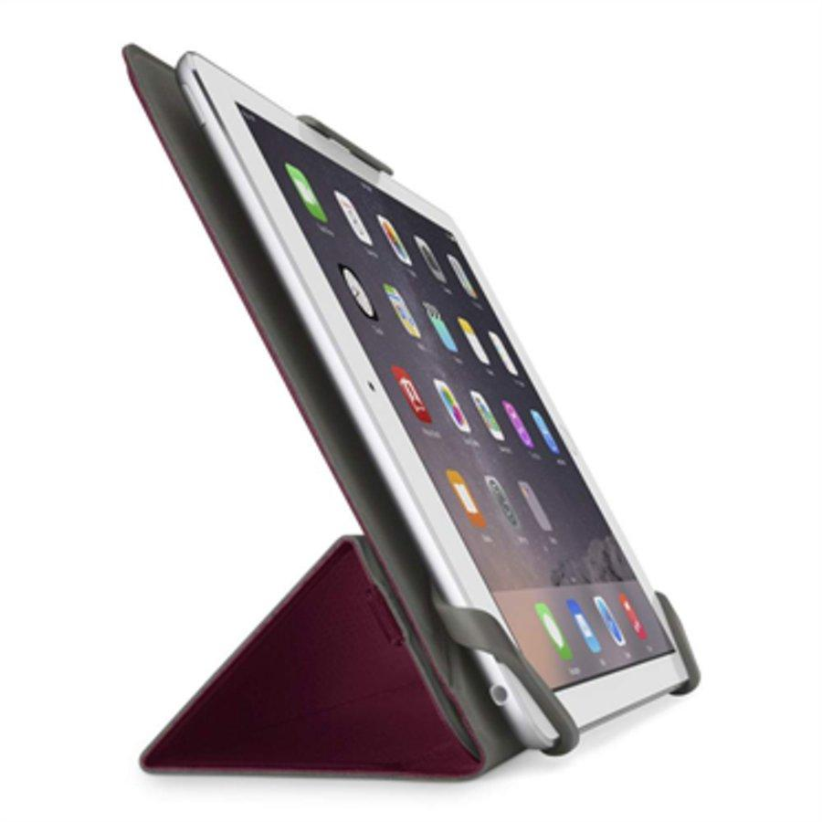 Funda para iPad Air 2, Galaxy Tab A y S2 - Belkin folio Tri-fold, granate