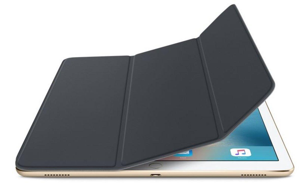 Funda para iPad Pro - Apple Smart Cover, función soporte, color gris carbón