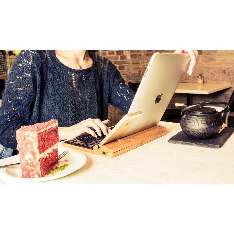 Teclado Multi dispositivo - Silver HT Bamboo Multidevice, Bluetooth