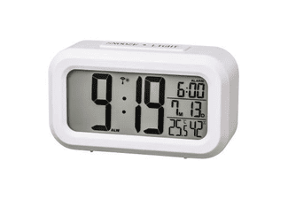 Hama Rc 610 Color Blanco Digital 2 Lineas Azul 80 X 31 X 80 Mm 100 G a Despertador Despertadores De Viaje Relojes Y Despertadores