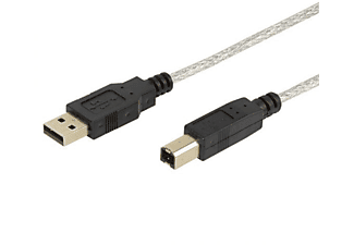 Cable USB - Vivanco High-grade, USB 2.0, 1.8 m, Negro