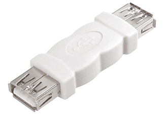 Vivanco High-grade USB 2.0 compatible adapter USB A USB A Blanco adaptador de cable