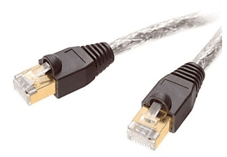 Vivanco CAT 6e network lead, 3.0 m, transparent 3m Blanco cable de red