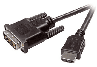 Vivanco HDMI video lead, 2.0 m 2m HDMI DVI-D Negro