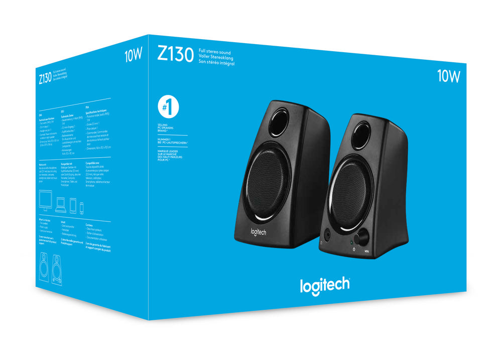 Altavoces para PC - Logitech Altavoces Estéreo Z130