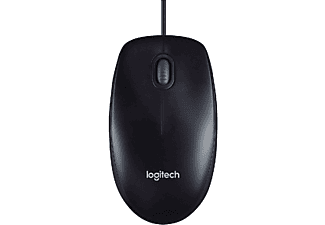 Ratón con cable - Logitech M90, Ambidiestro, USB, Multiplataforma, 1000dpi, Negro