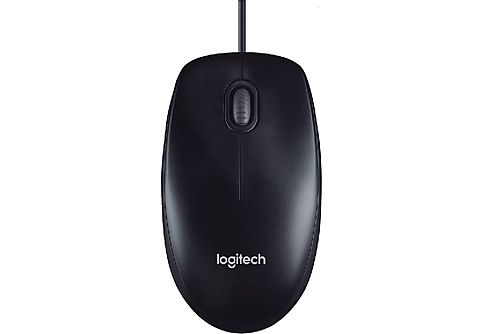 Ratón con cable  Logitech M90, Ambidiestro, USB, Multiplataforma, 1000dpi,  Negro