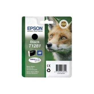 Paquete de cartucho de tinta con imagen de zorro y logo Epson.