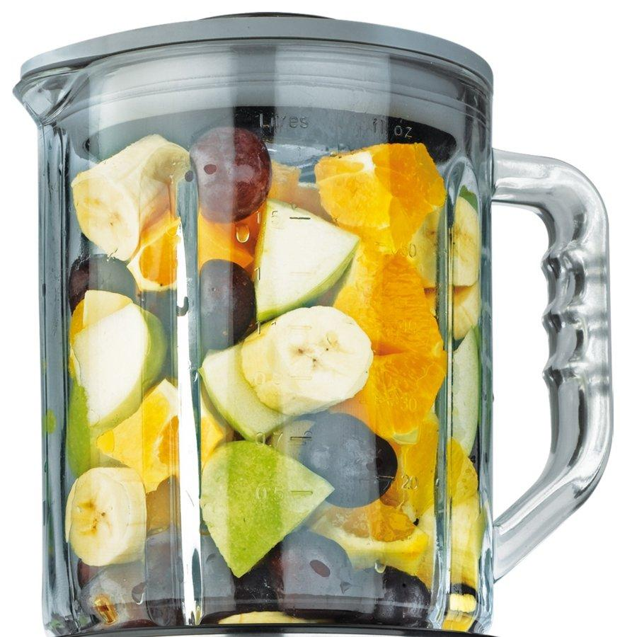 Batidora de vaso - Ufesa BS4798 Potencia 800W, Capacidad 1.5L, 2 velocidades, Apta para picar hielo