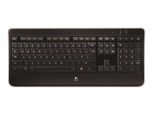 Teclado - Logitech Wireless Illuminated Keyboard K800 - Teclado