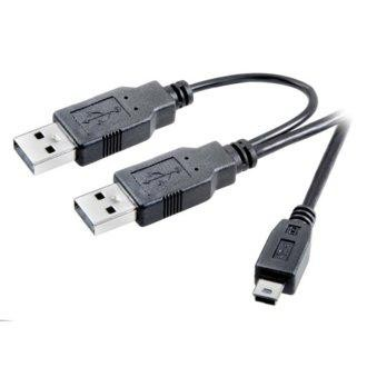 Vivanco 45290 1m Macho Macho Negro cable USB