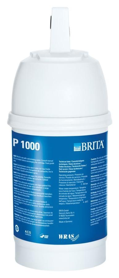 Filtro depurador - Brita P 1000 Cartucho 1pieza(s), para grifo