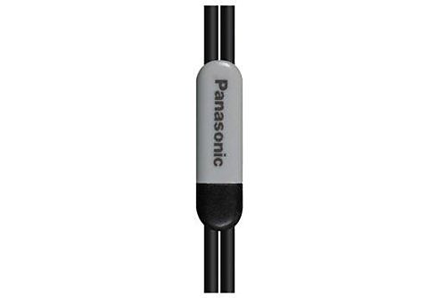 Auriculares de botón - Panasonic RP-HV41E-K, Sonido Estéreo para Móvil, MP3/MP4, Diseño de Ajuste Cómodo-Negro