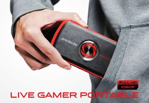 Capturadora de vídeo - AverMedia Live Capture Gamer Portable, 1080p, HDMI, portátil