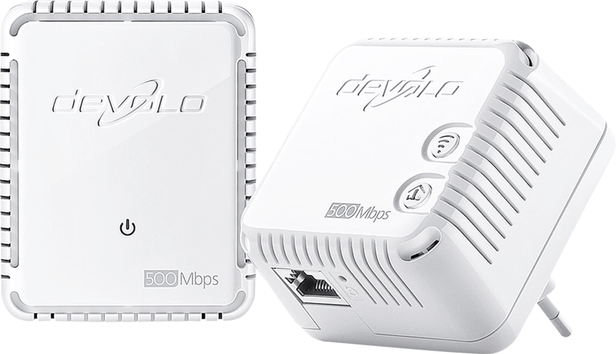 Adaptador PLC - Devolo DLAN 500 Starter Kit, WiFi N, 500Mbps