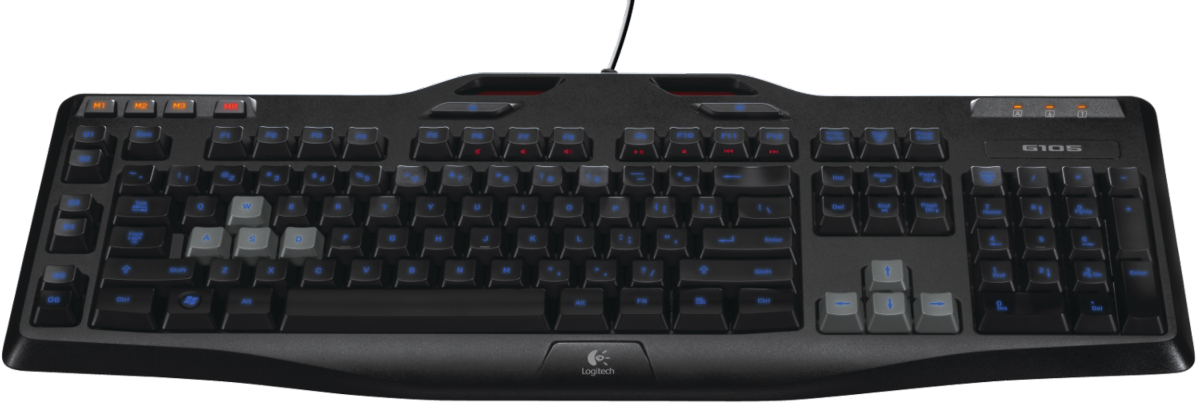 Teclado gaming - Logitech G105 Keyboard, retroiluminación y seis teclas programables