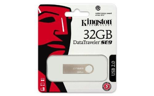 Pendrive 32GB - Kingston DataTraveler SE9, metálico