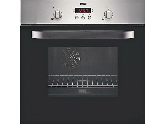 Horno - Zanussi ZOB442X, Multifunción, 57L, Iluminación interior, Clase A , Inox antihuellas