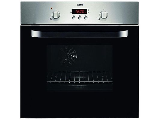 Horno - Zanussi ZOB442X, Multifunción, 57L, Iluminación interior, Clase A , Inox antihuellas