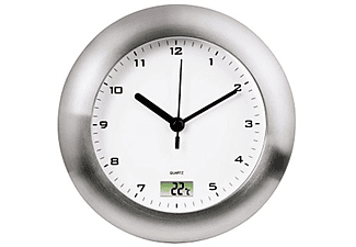 Reloj de pared | Hama 113914, Para baño, Plateado