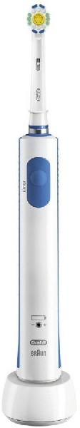Cepillo Eléctrico - Oral B PRO600 White and Clean Oscilante Cepillo 3D