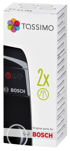 Pastillas descalcificantes - Bosch TCZ6004, 4 unidades, Para cafeteras Tassimo