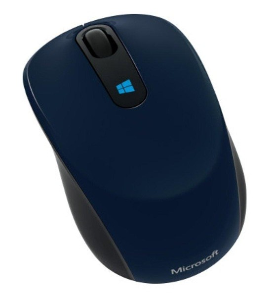 Ratón inalámbrico - Microsoft Sculpt Mobile Mouse, USB, BlueTrack, color azul