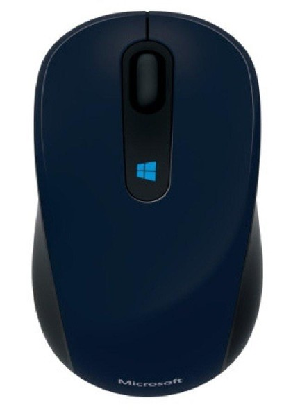 Ratón inalámbrico - Microsoft Sculpt Mobile Mouse, USB, BlueTrack, color azul