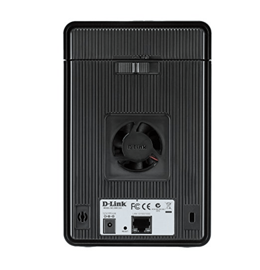 Grabador de vídeo en red (NVR) - D-Link DNR-322L, con Mydlink Cloud, negro