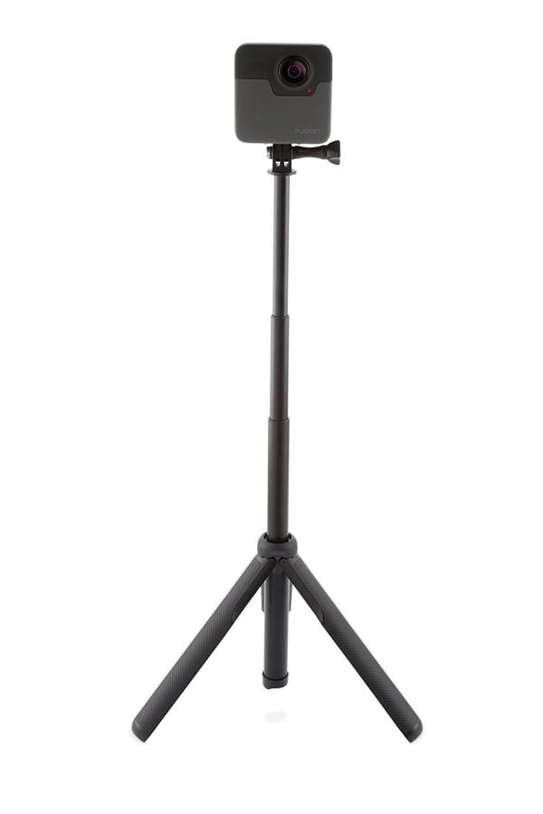 Cámara deportiva - GoPro Fusion, Vídeo 5.2K, VR, 360º, 30 fps, 18 MP, WiFi, Bluetooth