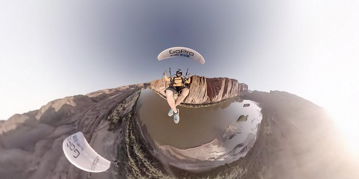 Cámara deportiva - GoPro Fusion, Vídeo 5.2K, VR, 360º, 30 fps, 18 MP, WiFi, Bluetooth