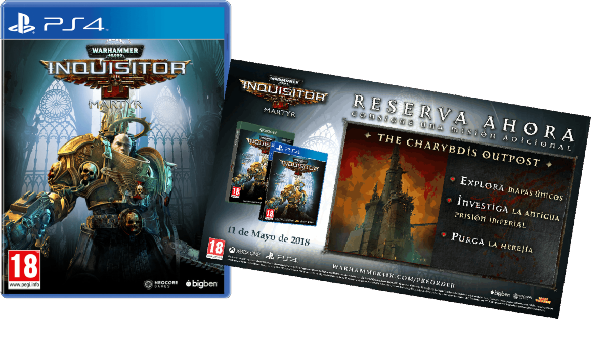 PS4 Warhammer 40k Inquisitor: Martyr