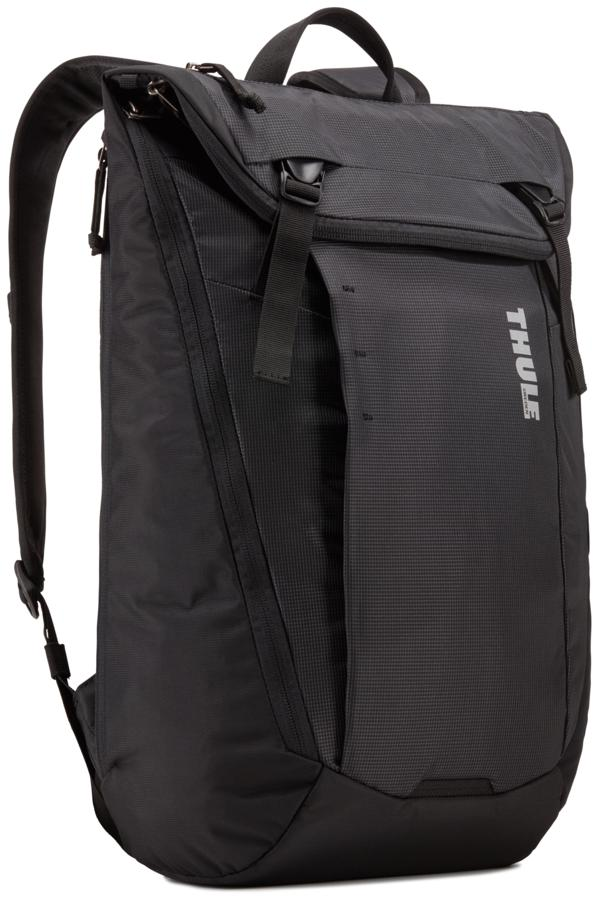 Mochila para portatil - Thule EnRoute BackPack 20L, Hasta 15", Nylon y poliéster, Negro