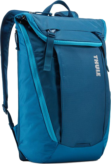 Mochila para portatil - Thule EnRoute BackPack 20L, Hasta 15", Nylon y poliéster, Poseidon