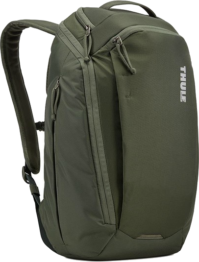Mochila para portatil - Thule EnRoute BackPack 23L, Hasta 15", Nylon y poliéster, Dark Forest